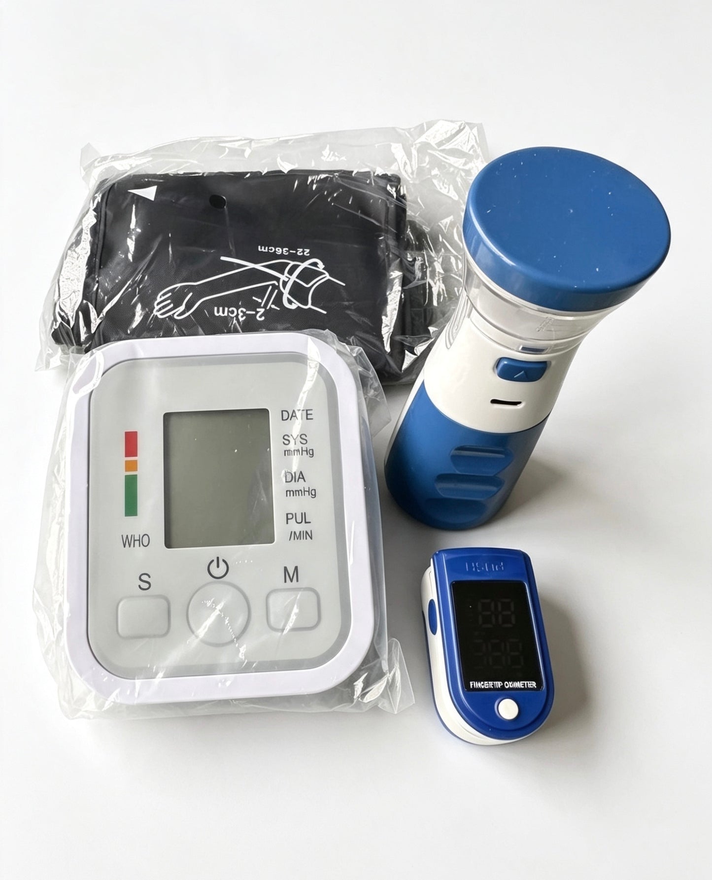 Kit de Salud: Nebulizador + Tensiómetro + Oxímetro 🩺✨