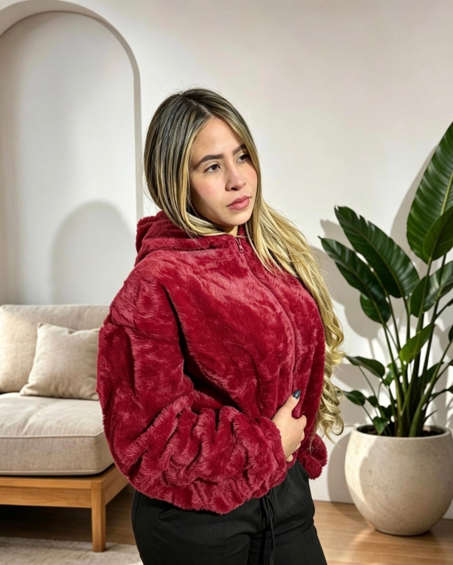 Chaqueta peludito