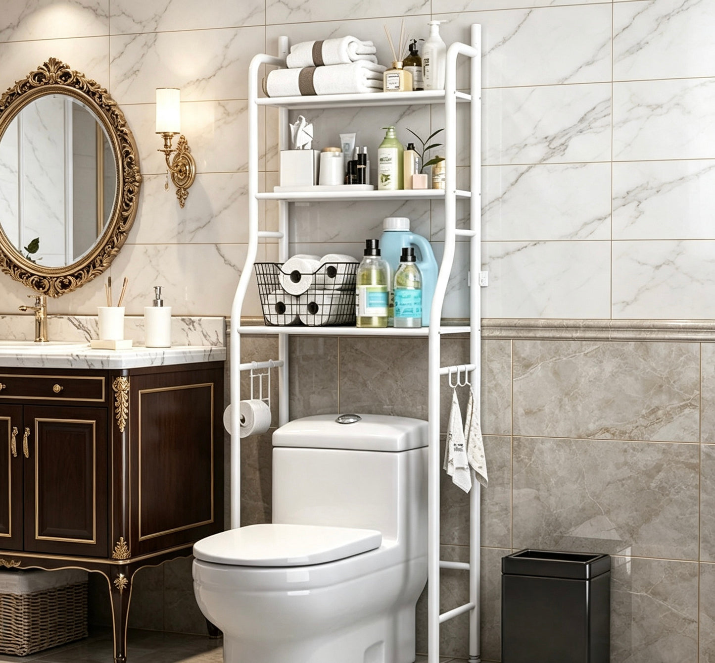 🛁 Estante Organizador de Baño 3 Niveles